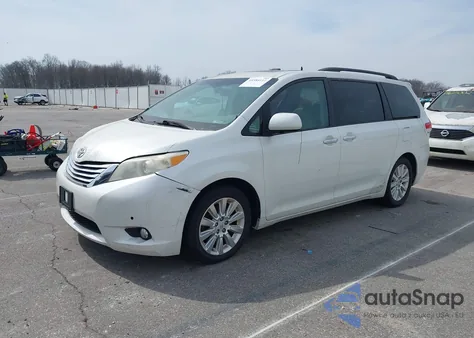 2011 Toyota Sienna Limited V6 из США, поврежденный, VIN 5TDYK3DC1BS039733